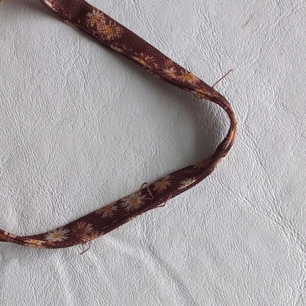 90's Justify Brown Bitsy Floral Print Stretchy Mini Slip Dress Women's Sz Small - Picture 8 of 9